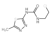 1-(2-chloroethyl)-3-(5-methyl-1,3,4-thiadiazol-2-yl)urea structure