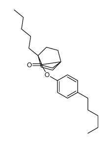 (4-pentylphenyl) 1-pentylbicyclo[2.2.2]octane-4-carboxylate结构式