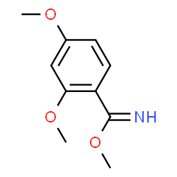 Benzenecarboximidic acid, 2,4-dimethoxy-, methyl ester (9CI) Structure