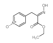 Ethyl 2-(hydroxyimino)-3-(1-hydroxy-1lambda(5)-pyridin-4-yl)propanoate Structure