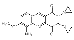 5-amino-2,3-diaziridin-1-yl-6-methoxy-acridine-1,4-dione Structure