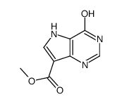 ethyl 4-hydroxy-5H-pyrrolo[3,2-d]pyrimidine-7-carboxylate Structure