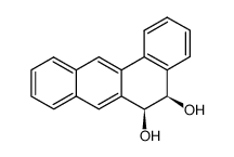 (5R,6S)-5,6-Dihydrobenz[a]anthracene-5,6-diol结构式