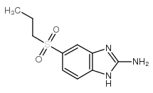 2-氨基-5-丙磺酰基苯并咪唑结构式