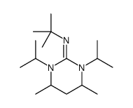 2-tert-butyl-1,1,3,3-tetra(propan-2-yl)guanidine结构式