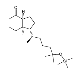 [1R-[1α(R*),3aβ,7aα]]-octahydro-1-[5-[(trimethylsilyl)oxy]-1,5-dimethylhexyl]-7a-methyl-4H-inden-4-one Structure