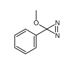 3-methoxy-3-phenyldiazirine结构式