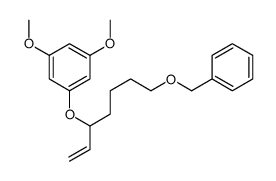 1,3-dimethoxy-5-(7-phenylmethoxyhept-1-en-3-yloxy)benzene结构式