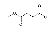 (R)-3-Chlorocarbonyl-butyric acid methyl ester Structure
