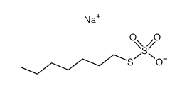 sodiumS-heptyl sulfurothioate结构式