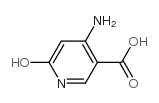 3-Pyridinecarboxylicacid, 4-amino-1,6-dihydro-6-oxo- Structure