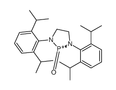 1,3-双(2,6-二异丙基苯基)-1,3,2-二氮杂磷啶-2-氧化物结构式