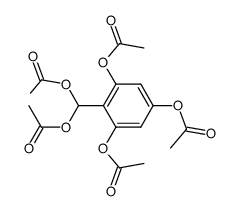 1,3,5-triacetoxy-2-diacetoxymethyl-benzene结构式