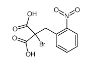bromo-(2-nitro-benzyl)-malonic acid结构式