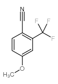 4-甲氧基-2-(三氟甲基)苯腈结构式