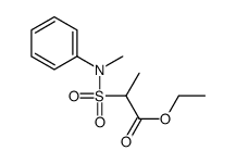 ethyl 2-[methyl(phenyl)sulfamoyl]propanoate Structure
