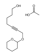 acetic acid,7-(oxan-2-yloxy)hept-5-yn-1-ol结构式