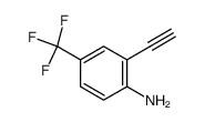 2-ethynyl-4-(trifluoromethyl)aniline结构式