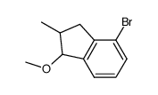 trans-1-methoxy-2-methyl-2,3-dihydroinden-4-ylboronic acid结构式