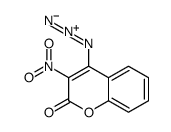 4-azido-3-nitrochromen-2-one Structure