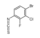 4-BROMO-3-CHLORO-2-FLUOROPHENYLISOTHIOCYANATE structure