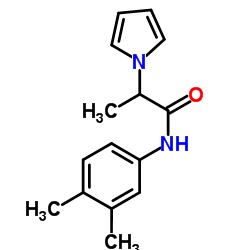 N-(3,4-Dimethylphenyl)-2-(1H-pyrrol-1-yl)propanamide Structure
