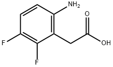 2-(6-氨基-2,3-二氟苯基)乙酸结构式