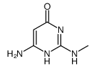 4(1H)-Pyrimidinone, 6-amino-2-(methylamino)- (9CI)结构式
