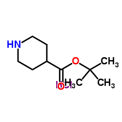 4-Piperidine carboxylic acid t-butyl ester hydrochloride structure