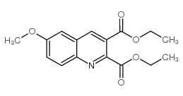 6-甲氧基喹啉-2,3-二羧酸二乙酯图片