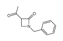 3-acetyl-1-benzylazetidin-2-one Structure
