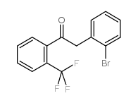 2-(2-BROMOPHENYL)-2'-TRIFLUOROMETHYLACETOPHENONE structure