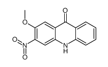 2-methoxy-3-nitro-10H-acridin-9-one Structure
