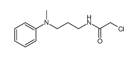 Acetamide, 2-chloro-N-[3-(methylphenylamino)propyl] Structure