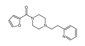 furan-2-yl-[4-(2-pyridin-2-ylethyl)piperazin-1-yl]methanone Structure