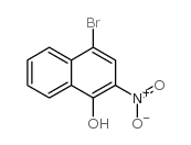 4-溴-2-硝基-1-萘酚结构式