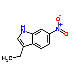 3-Ethyl-6-nitro-1H-indole Structure