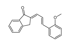 2-[3-(2-methoxyphenyl)prop-2-enylidene]-3H-inden-1-one结构式