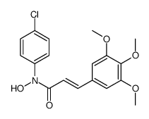 N-(4-Chlorophenyl)-N-hydroxy-3-(3,4,5-trimethoxyphenyl)propenamide Structure