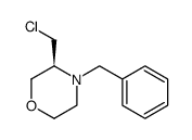 (S)-4-苄基-3-氯甲基吗啉结构式
