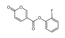(2-fluorophenyl) 6-oxopyran-3-carboxylate结构式