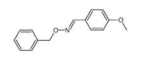 4-methoxybenzaldehyde O-(phenylmethyl)oxime Structure