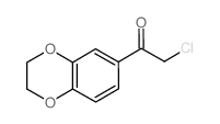 6-氯乙酰基-1,4-苯并二恶烷结构式