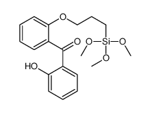 2-hydroxyphenyl [3-(trimethoxysilyl)propoxy]phenyl ketone Structure