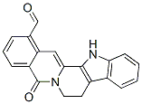 5,7,8,13-Tetrahydro-5-oxobenz[g]indolo[2,3-a]quinolizine-1-carbaldehyde structure