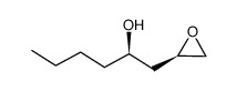 (2R,4R)-4-hydroxy-1,2-epoxyoctane Structure
