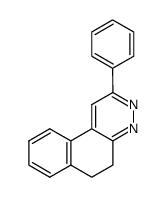 3-phenyl-9,10-dihydro-1,2-diazaphenanthrene结构式