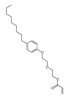 2-[2-(4-nonylphenoxy)ethoxy]ethyl prop-2-enoate结构式