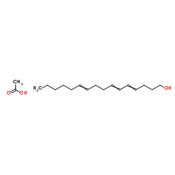 (E,E,Z)-4,6,10-hexadecatrienyl acetate结构式