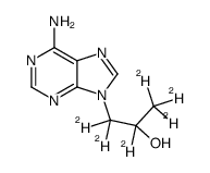 1-(6-Amino-9H-purin-9-yl)-2-(2H6)propanol Structure